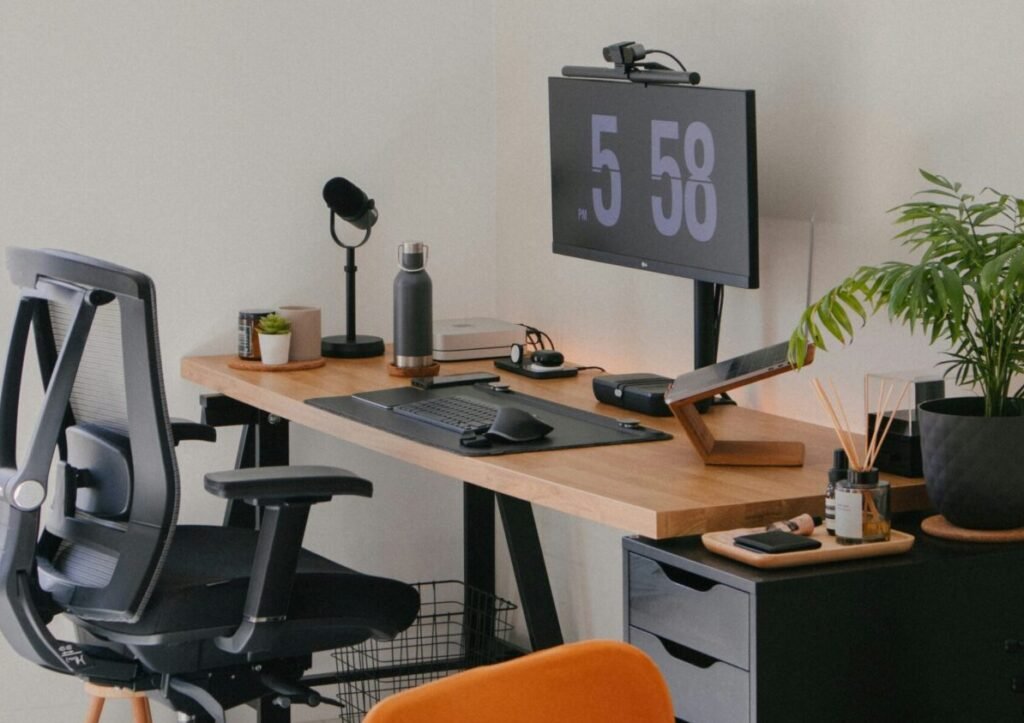 work-from-home setup